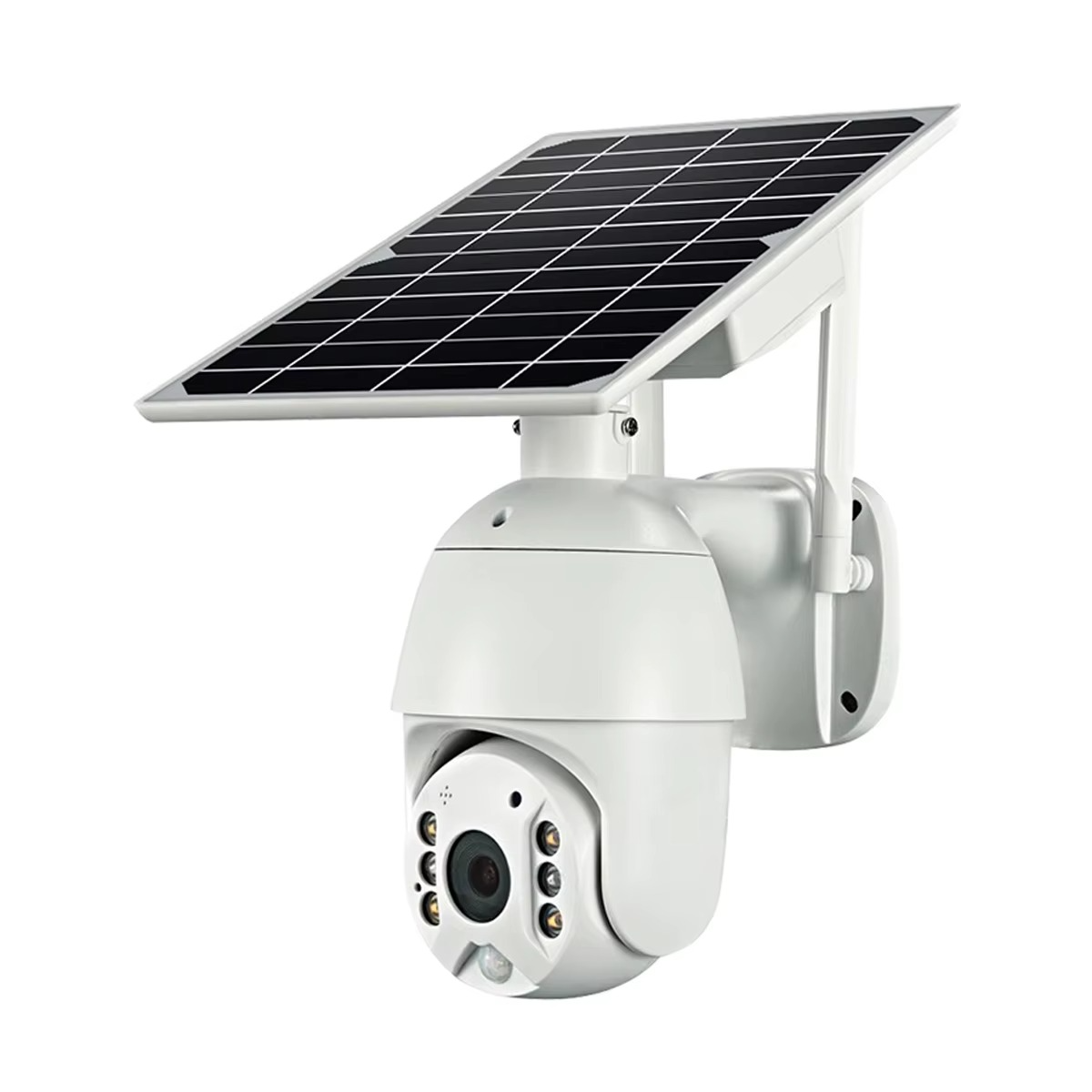 4MP 4G Solar Security Camera Single Lens Full Color Night Vision Two-Way Audio Motion Detection UBOX App Remote Viewing