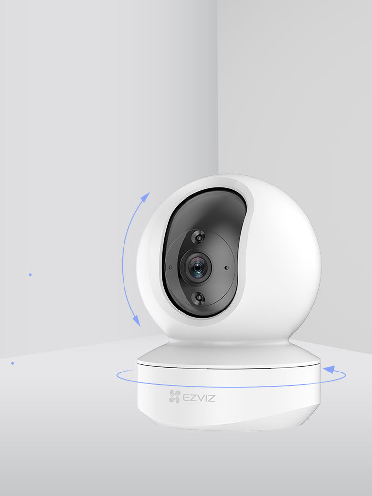 EZVIZ Security Camera Indoor WiFi 1080P, Baby Pet Monitor with Motion Detection, Smart Tracking, Smart Night Vision, Wireless, 2-Way Audio, Compatible with Alexa(TY1) White