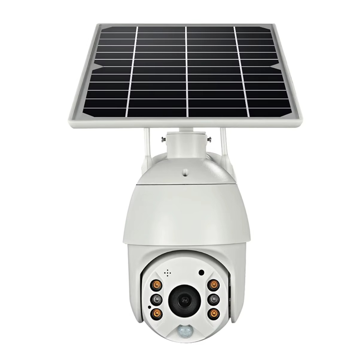 4MP 4G Solar Security Camera Single Lens Full Color Night Vision Two-Way Audio Motion Detection UBOX App Remote Viewing