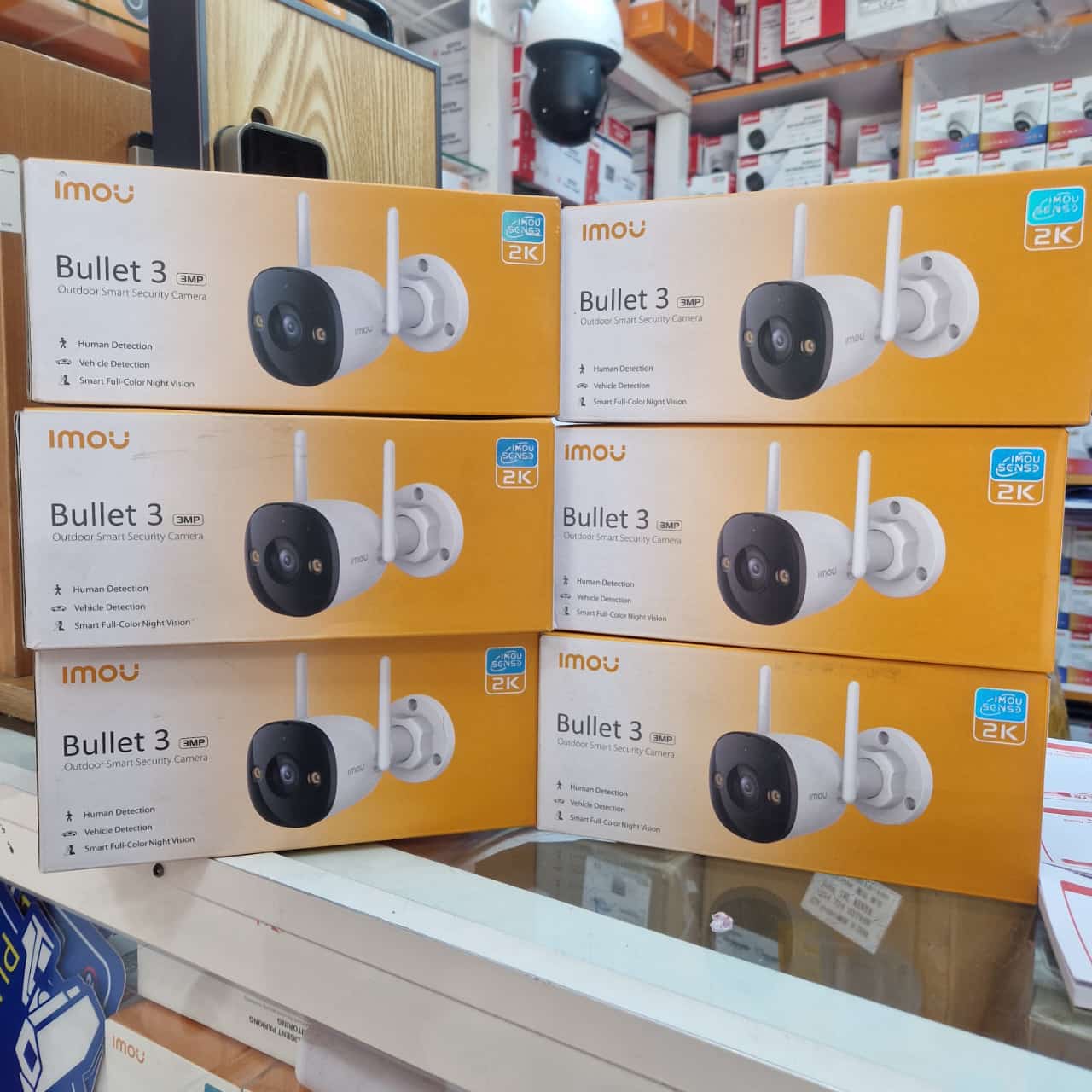 3MP (2K UHD) | H.265 | PoE in | Wi-Fi 6 | Smart Full-color Night Vision | AI Human &amp; Vehicle Detection (IMOU SENSE™) | Built-in Mic &amp; Speaker | IP67 Weatherproof | Cloud | 3.6 mm lens