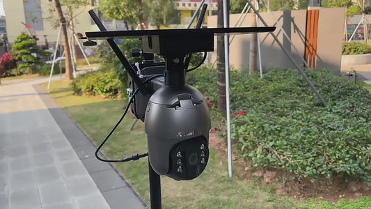 Solar Powered PTZ Wi-Fi/ 4G CCTV Camera